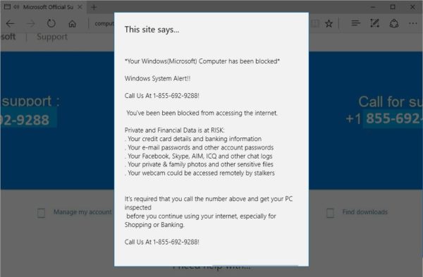 Votre PC a été bloqué - Your PC has been blocked - SauveMonPC