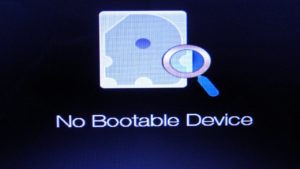 no boot device