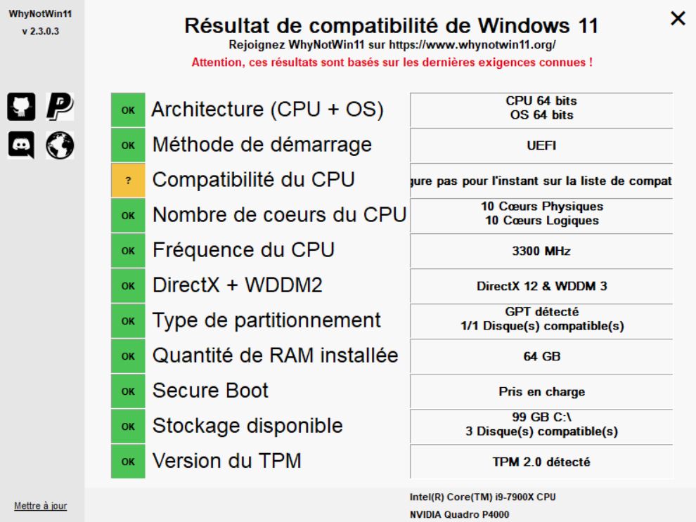 mon PC est-il compatible Windows 11
